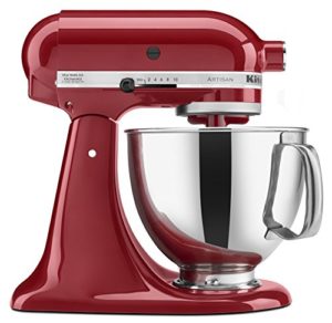 Read more about the article KitchenAid KSM150PSER Artisan Tilt-Head Stand Mixer with Pouring Shield, 5-Quart, Empire Red