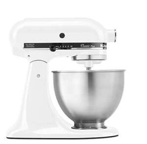 Read more about the article KitchenAid KSM75WH Classic Plus Series 4.5-Quart Tilt-Head Stand Mixer, White